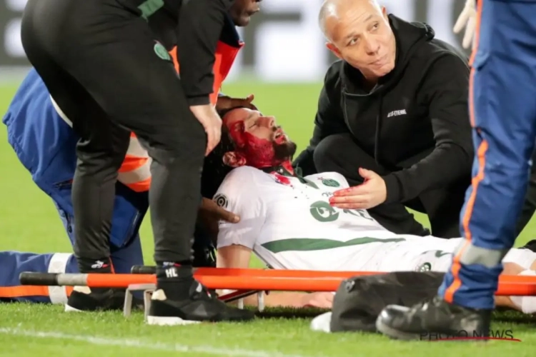 ? Horrorblessure voor Subotic na knie van doelman in gezicht