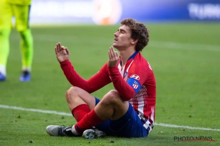 Griezmann meldt zich niet op het trainingscomplex van Atletico Madrid 