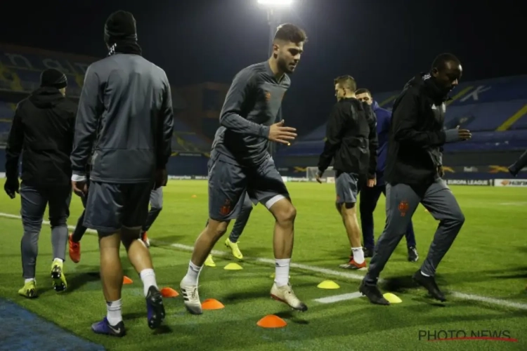 Anderlecht nam twee speciale gasten mee naar Dinamo Zagreb...