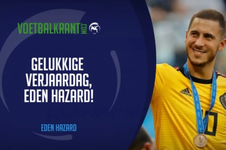 ? Gelukkige verjaardag, Eden Hazard (28)! Nu al een Belgisch unicum, Chelsea en Lille vieren met topfilmpjes