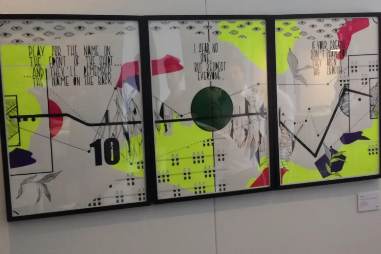 Voetbal en kunst: Thomas Meunier combineert het in schitterende tentoonstelling met zelfs kunstwerk met knipoog naar goal tegen Japan