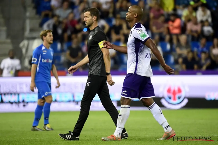 Vincent Kompany zal dit weekend wellicht niet op de bank zitten bij RSC Anderlecht