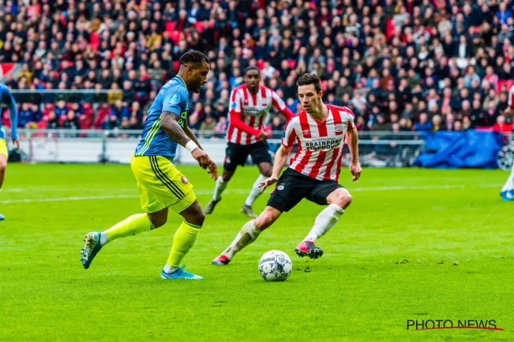 PSV en Feyenoord verdelen de punten, Ajax lachende derde