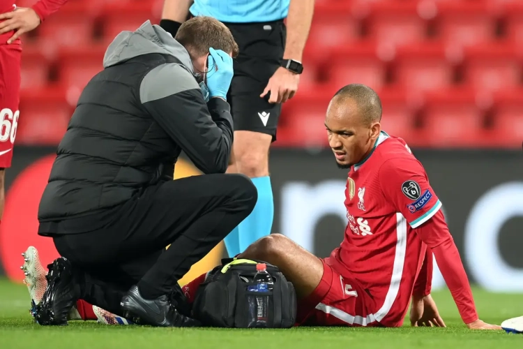 Opluchting bij Liverpool: schade bij Fabinho lijkt mee te vallen