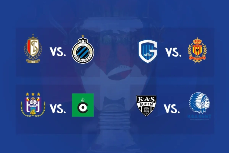 Opvallend: Voor het eerst in 14(!) jaar plaatst de volledige G5 zich voor de kwartfinales van de beker