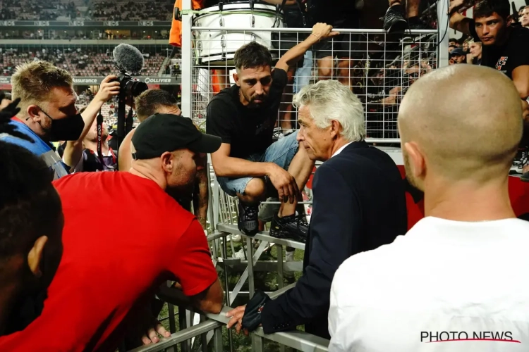 Nice-voorzitter ontkent dat Marseille-spelers slaag kregen: "Die wond was er nog niet toen hij van het veld stapte"
