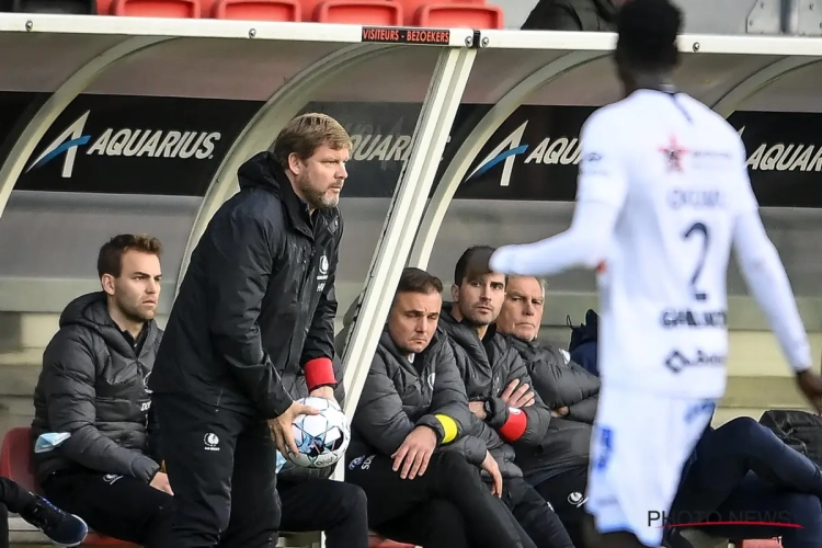 Hein Vanhaezebrouck na alweer een match zonder goal voor Gent: "Te matig zelfs tegen een ploeg dat voor behoud vecht"