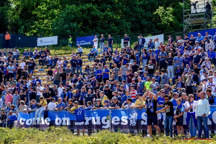 Supporters van Club en Union verbroederen na wedstrijd