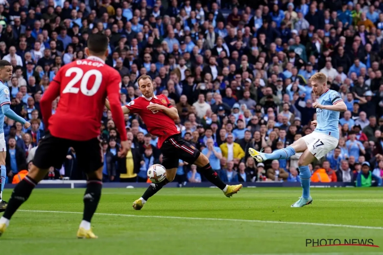 Kevin De Bruyne heeft twee legendes gepasseerd in Manchester derby