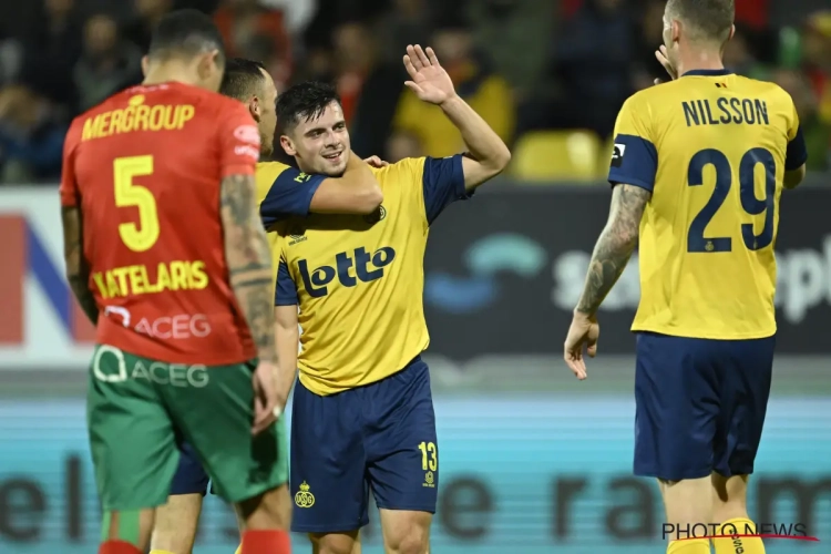 Dante Vanzeir is de man van de wedstrijd met 2 goals en een assist