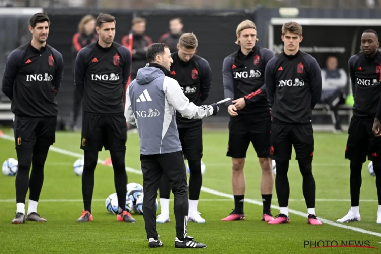 Tedesco leidt eerste training: bondscoach ook zelf héél actief, verschillende grote namen ontbreken op trainingsveld