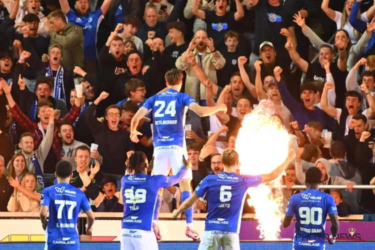 Genk-aanwinst Satllberger schrok zich een hoedje toen hij zijn winnende goal vierde