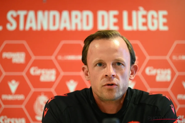 Standard-coach Euvrard kan met goed nieuws komen voor clash met Club Brugge