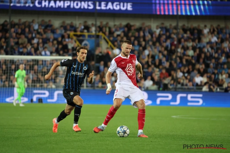 🎥 "Moeilijk om helder te denken": AS Monaco-verdediger likt zijn wonden na pandoering tegen Club Brugge