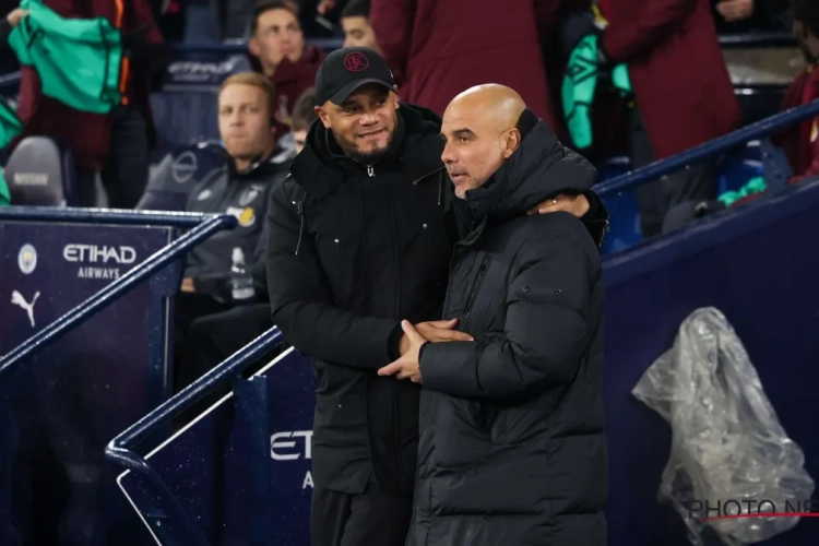 Vincent Kompany haalt belangrijk staflid weg bij Pep Guardiola en Manchester City