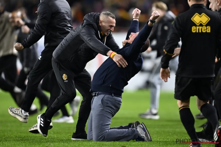 🎥 Emotie bij KVM-coach Vanderbiest: "Veel spelers zijn mijn zonen, de derde mooiste dag uit mijn leven"