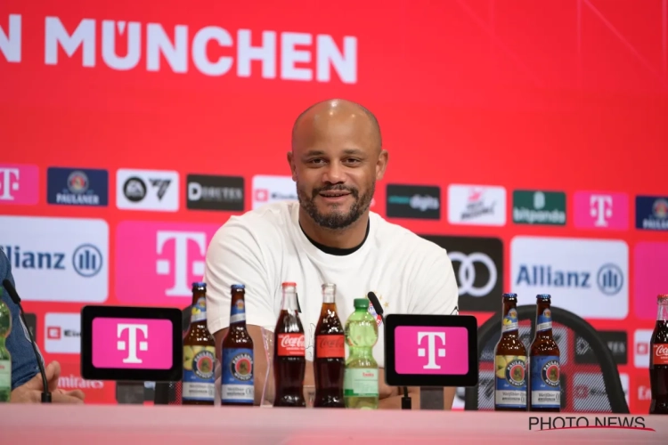 Vincent Kompany kan ermee lachen op zijn persconferentie: "Ik ben 1m92, spijtig genoeg pas ik daar niet in"
