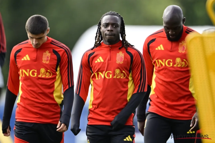 Een grote 'oef': update over Jeremy Doku die de training gisteren moest verlaten