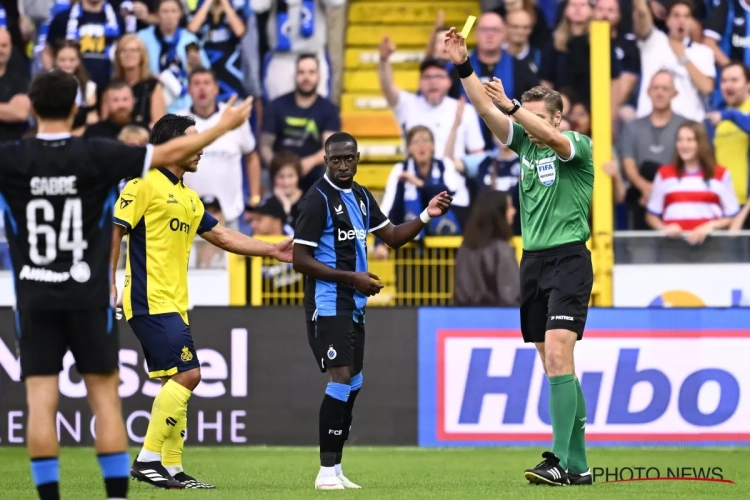 Lawrence Visser én speler Club Brugge de gebeten hond na Supercup