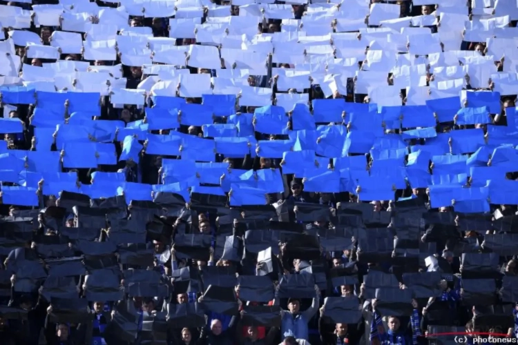 📷 🎥 Driedelige tifo van Club Brugge maakt indruk