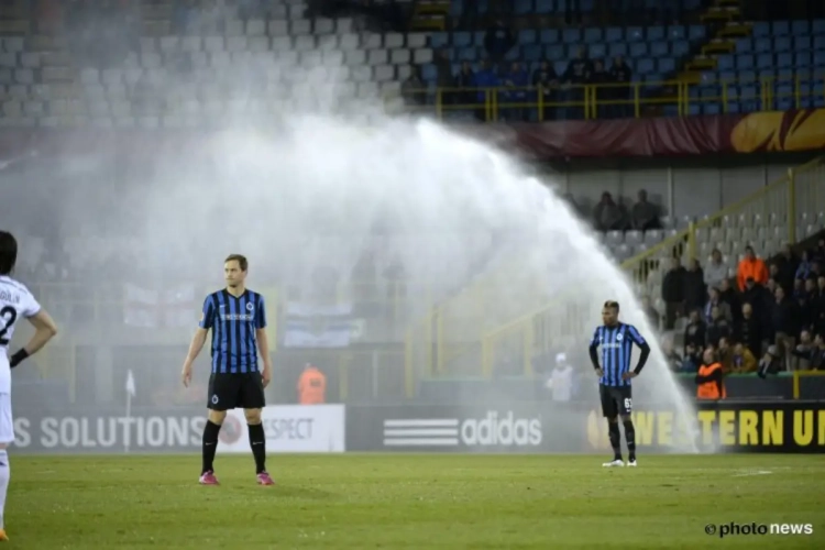 Geen verveling op Olympia: watersproeiers aan, fan op het veld,...