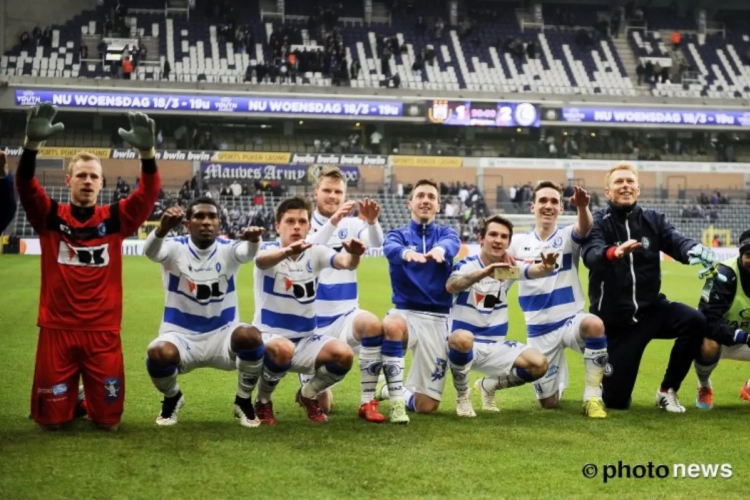 Vanhaezebrouck pleziert zijn spelers na stuntzege in het Park