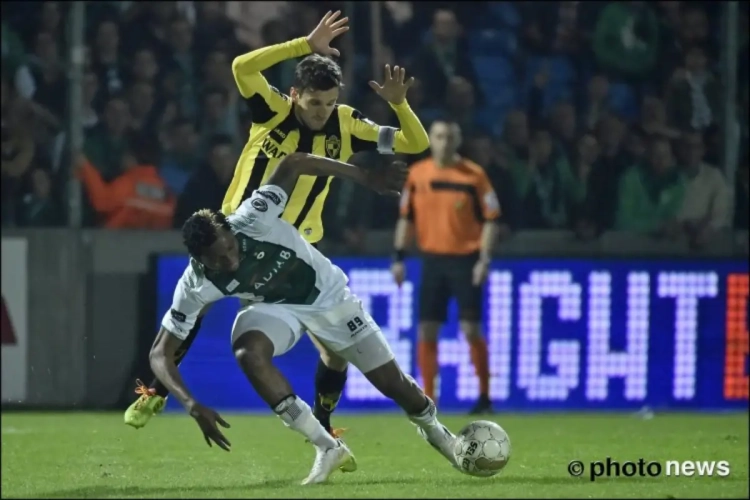 Zo ziet de knie van Mojsov er uit na de aanslag van Kabananga