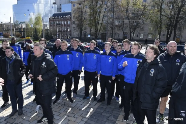 Club-spelers geven hun ogen de kost in Kiev