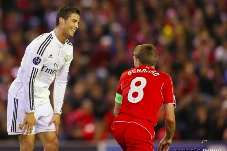 Ook Ronaldo is afscheidnemende Gerrard nog niet vergeten