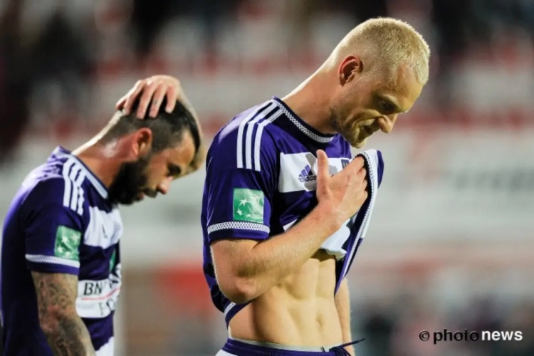 Anderlecht zwaar ontgoocheld: "We staan waar we verdienen te staan"
