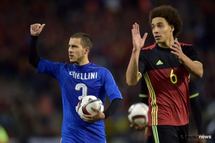 Marc Wilmots maakt duidelijk wie de baas is op en naast het veld