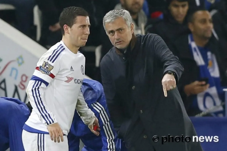 Hazard en Mourinho hadden nog contact na ontslag: "Dit is wat ik hem stuurde"