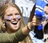 Knappe fan Axelle supportert voor ... Club Brugge
