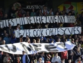 FOTO: Oostende-fans drijven de spot met bezoekers uit Kortrijk