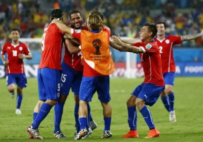 Heerlijke penalty Aranguiz kon Chili niet redden