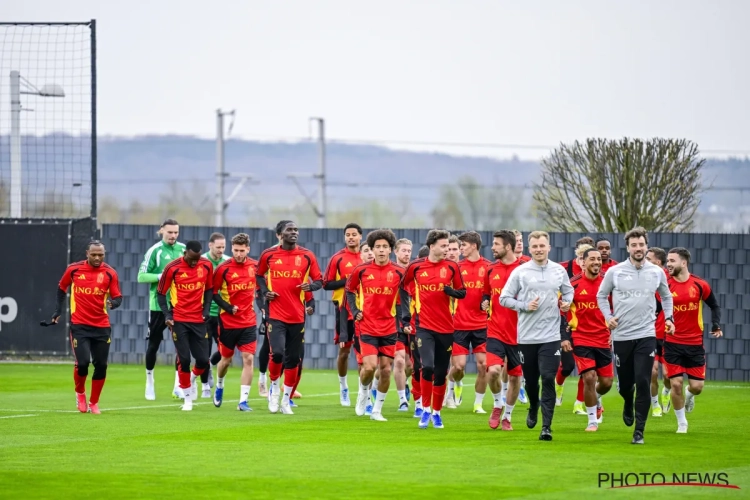 Eerste oefensessie is achter de rug: Ook deze Rode Duivel zien we ni&eacute;t op het veld