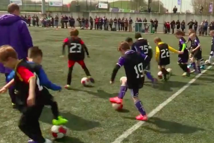 Anderlecht laat 500 spelertjes dromen tijdens de Talent Days