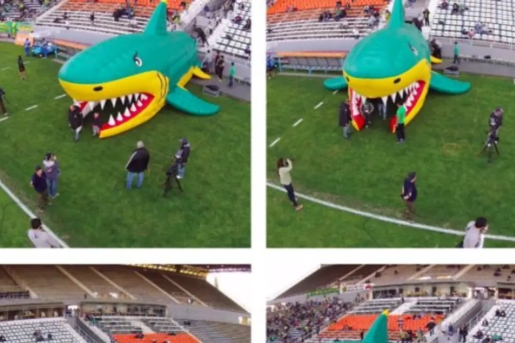 Deze imposante spelerstunnel jaagt elke tegenstrever de stuipen op het lijf